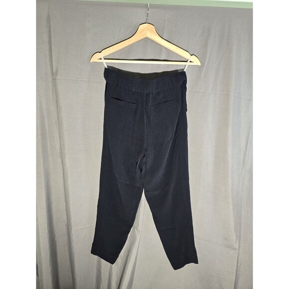 Kate Spade Live Colorfully Capri Pants Minimalist Black Tapered Trousers 00 - Picture 5 of 6